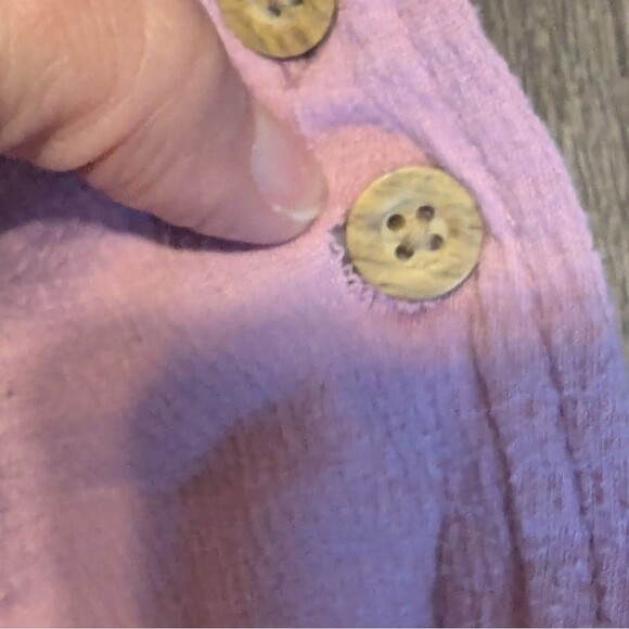 Carter's Purple Short Overalls Size 12 Months - Picture 3 of 4